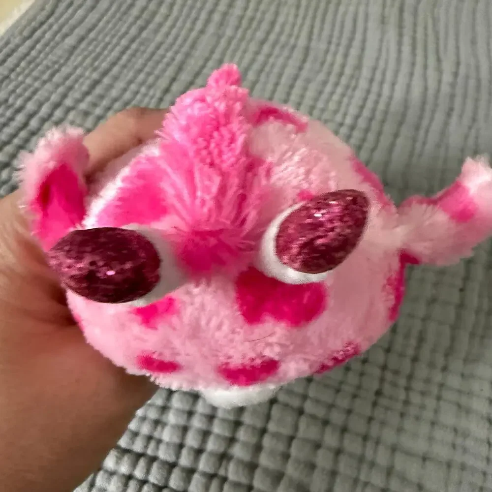 Tysilk Ty Beanie Baby Boo Sweetums Pink Spots Sparkle EyesBaby Giraffe